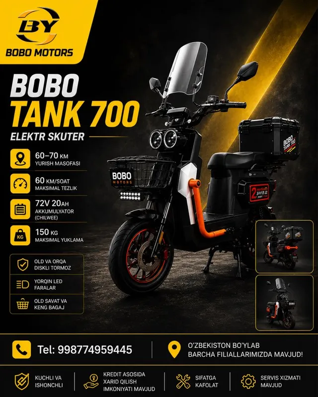 Bobo Tank 700-Bobo Motors skuter 1 Bobo Tank 700-Bobo Motors skuter 1