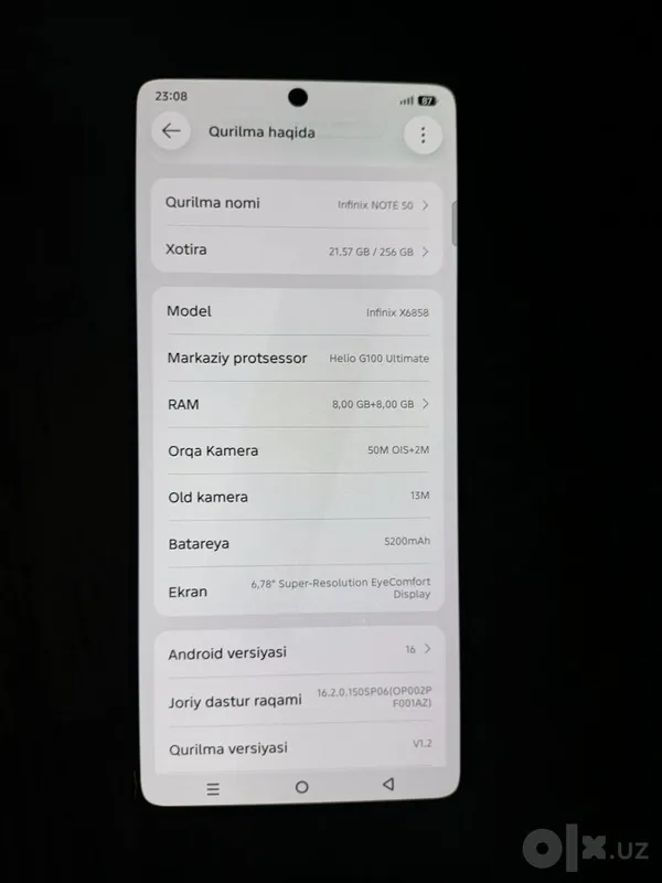Infinix Note 50 в хорошем состоянии 4 Infinix Note 50 в хорошем состоянии 4