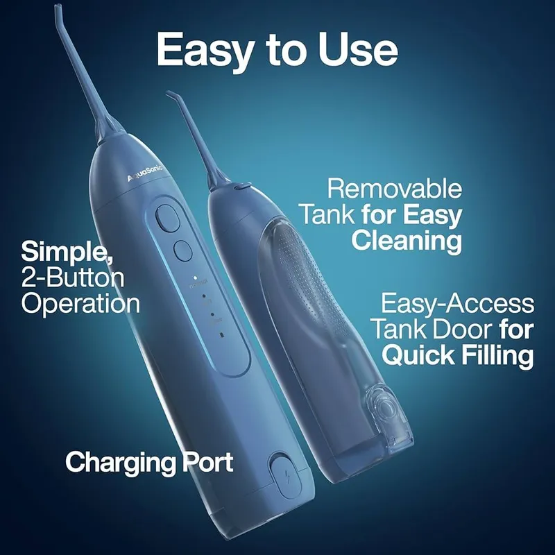 AquaSonic Icon Water Flosser (Navy - to’q ko’k rang) — фото 2
