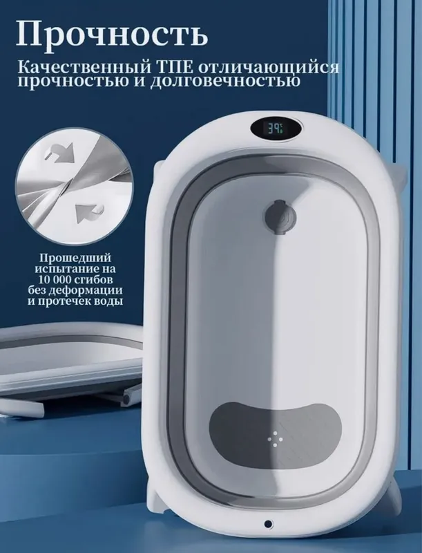 Набор ванночка для новорожденных+горка — фото 2