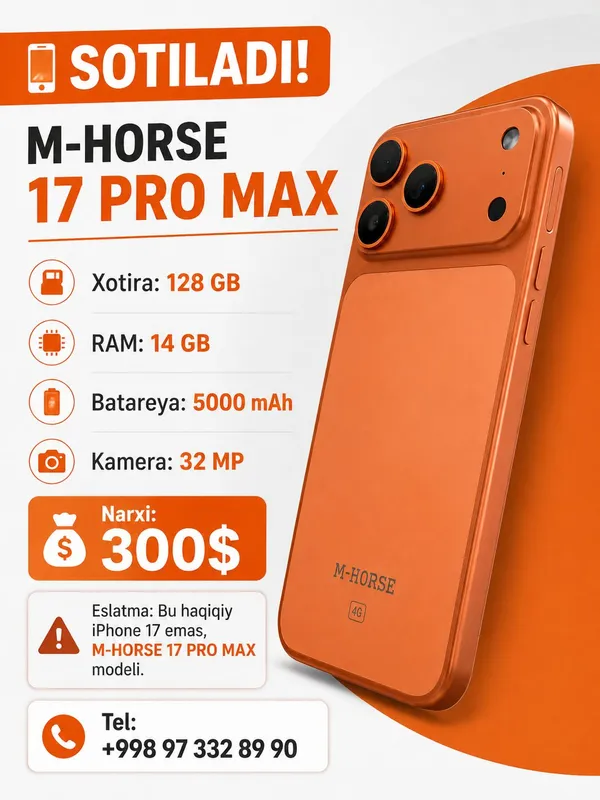 M-HORSE 17 PRO MAX MODELI 1