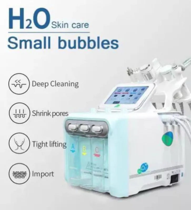 Косметологический аппарат комбайн H2O2 Gidropiling 7v 1. Оригинал — фото 5