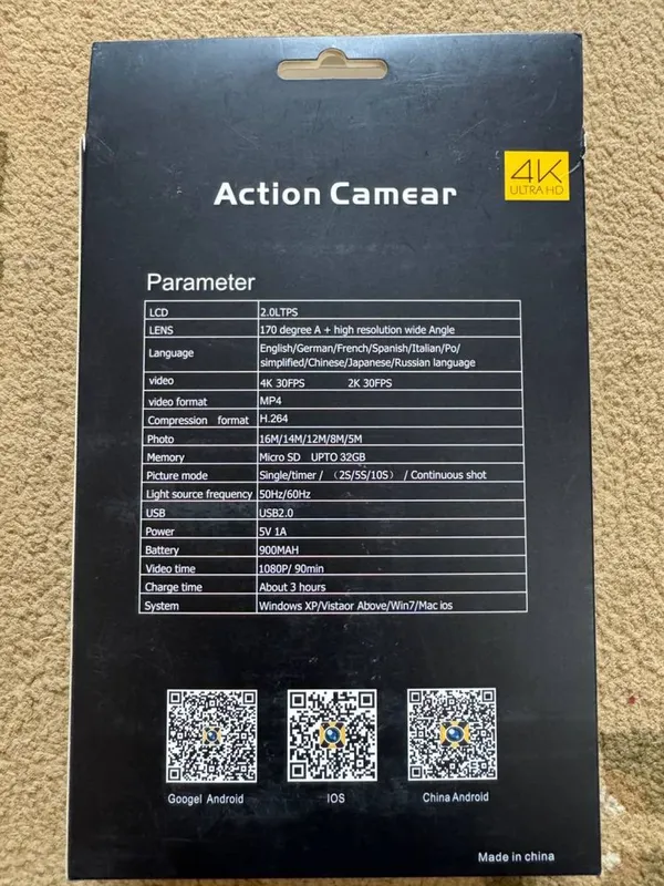 Action Camear (4 K ultra HD) — фото 4