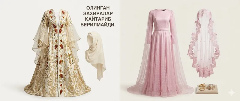 Faqat bir marta kiyilgan yangidek