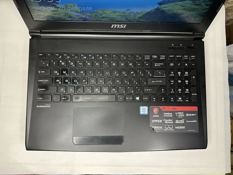 Продается игровой ноутбук MSi Gaming Laptop GL65QD Core i7 16/128/1Tb — фото 4