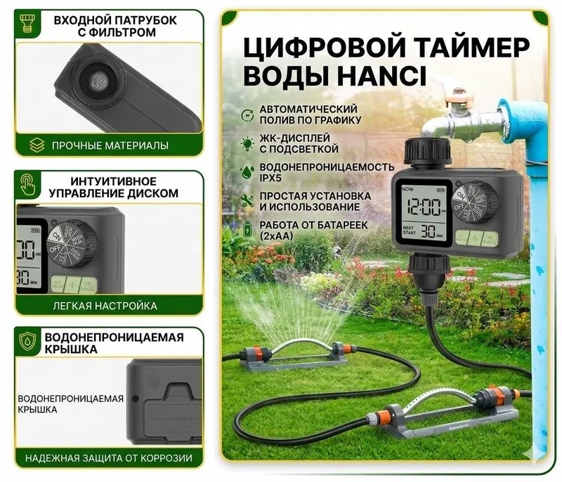 Автоматический таймер полива — Забудьте о лейках! — фото 2