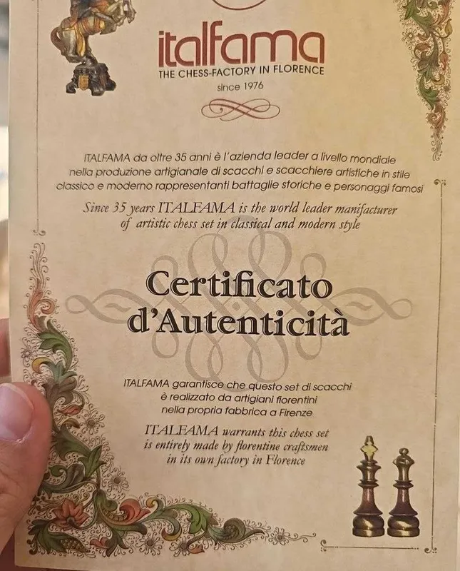 ITALFAMA shaxmat donalari 2 ITALFAMA shaxmat donalari 2