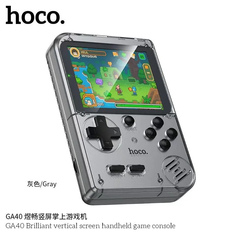 Hoco GA40 — Портативная ретро консоль 400 игр, цветной экран — фото 4