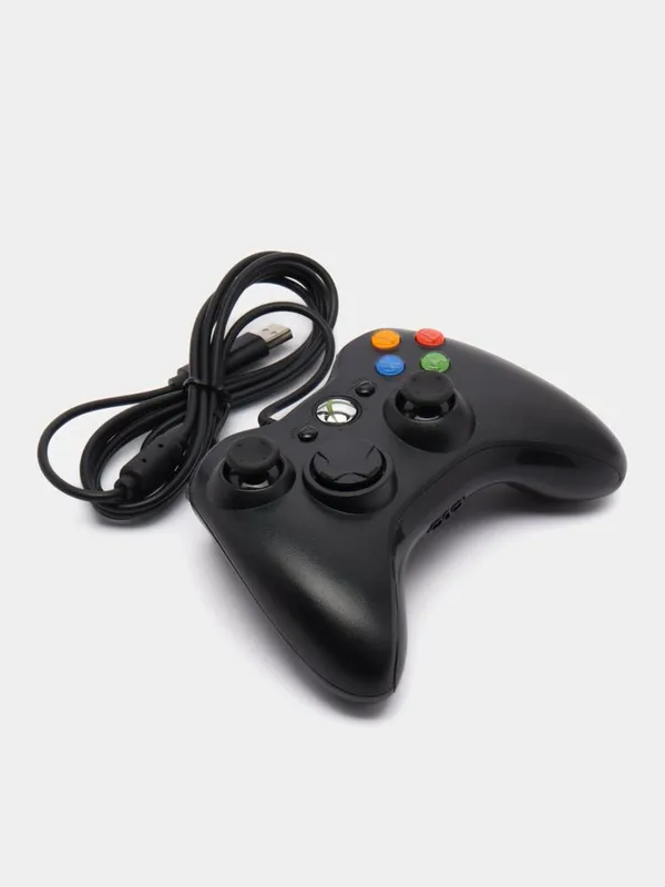 Джойстик для Xbox 360 проводной, подходит для ПК и ноутбука — фото 4