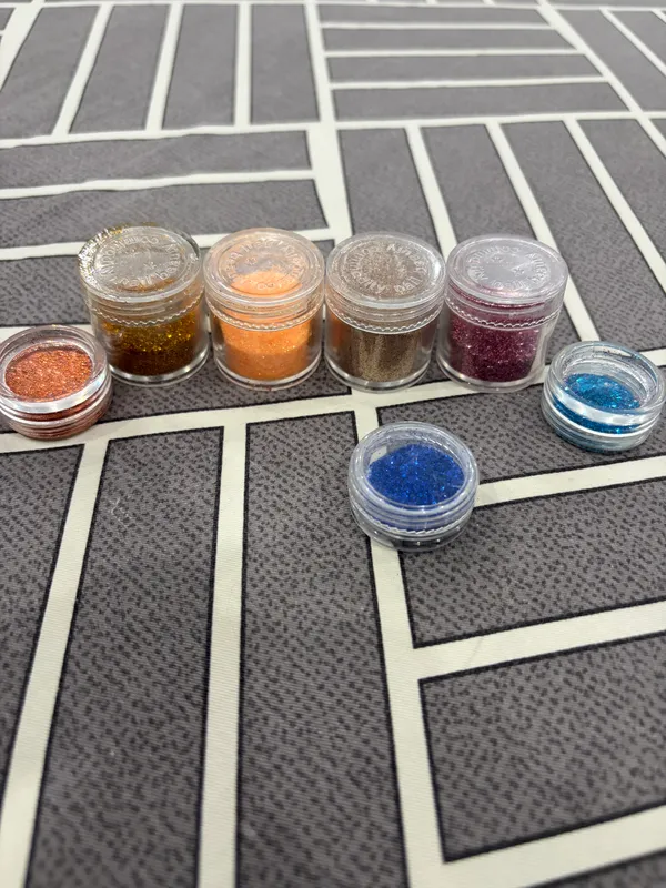 Tirnoq dizayni uchun glitter yaltiramoqlar 5