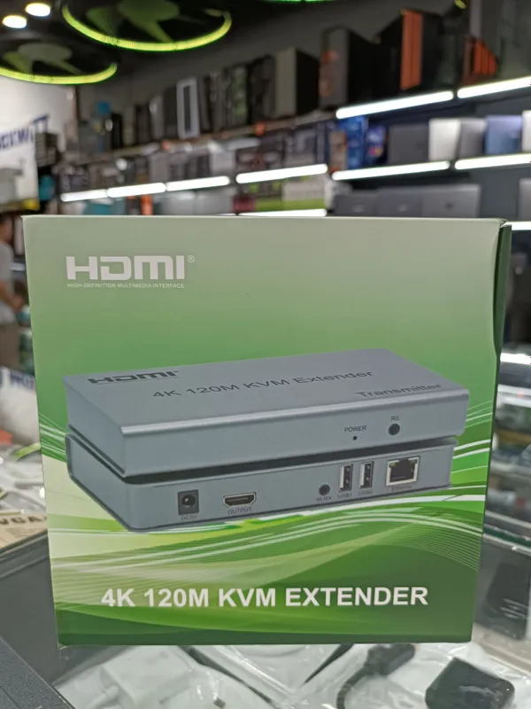 Chegirma! Yetkazib berish! HDMI KVM extender 120 m / USB port 2