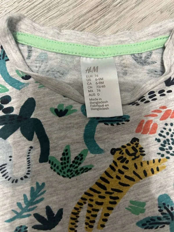 майка h&m 6-9 месяцев — фото 1