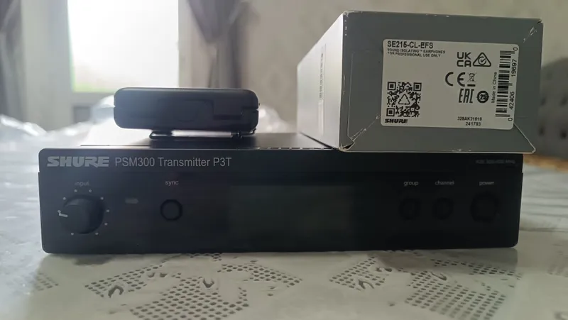 Система персонального мониторинга SHURE PSM300, P3RA, SE215 — фото 5
