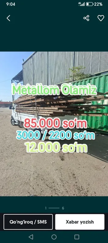 metallom olamiz kelishilgan narxda kisish xizmatimiz bor tekin — фото 3