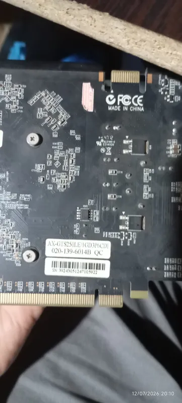 Видеокарта Gts 250 1 gb 2ta bor 3 Видеокарта Gts 250 1 gb 2ta bor 3