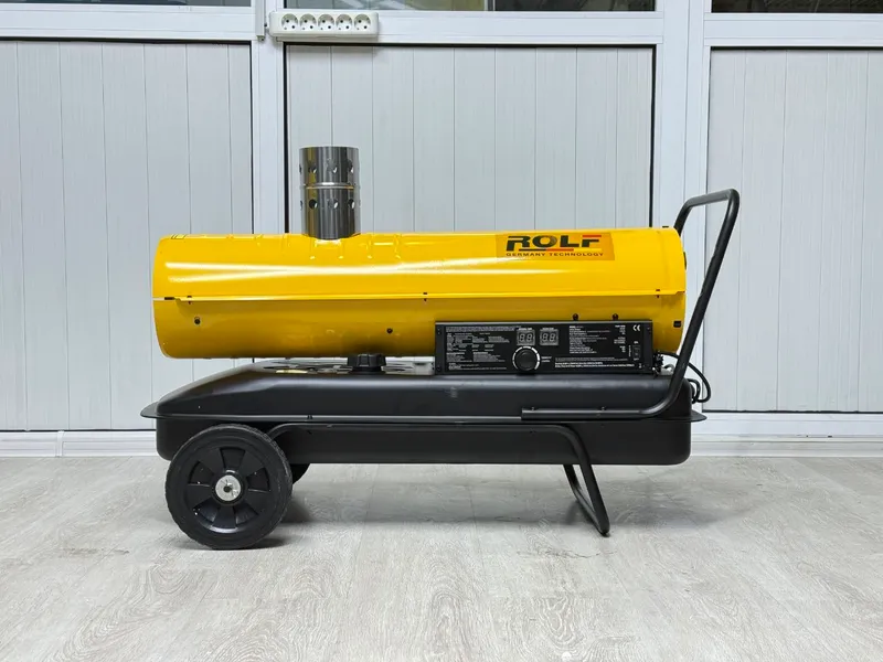 Дизельная тепловая пушка ROLF TOP-1030 с Дымоходом — фото 5