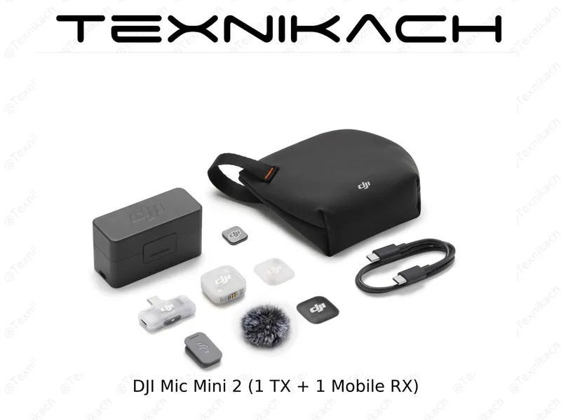 Новый DJI Mic Mini 2 (1 TX + 1 Mobile RX) Доставка Новый DJI Mic Mini 2 (1 TX + 1 Mobile RX) Доставка