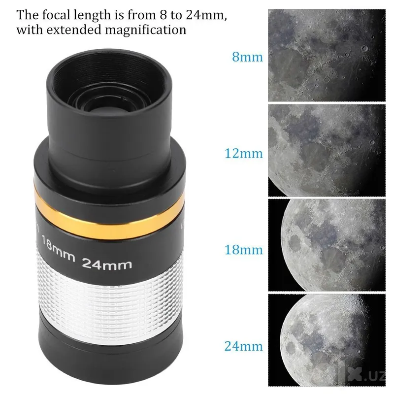 Teleskop uchun 8–24 mm o‘zgaruvchan zum-okulyar, 1,25" 2 Teleskop uchun 8–24 mm o‘zgaruvchan zum-okulyar, 1,25" 2