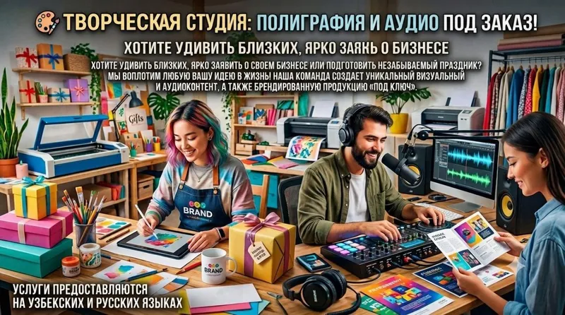 Творческая студия полиграфия и аудио 1