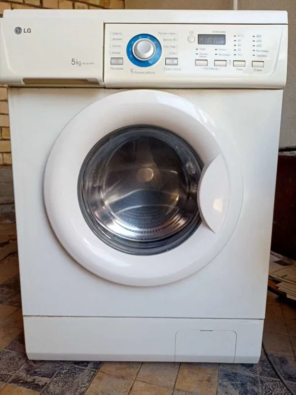 LG 5 kg, TEN, amortizator va motor cho‘tkalari yangi almashtirilgan 1