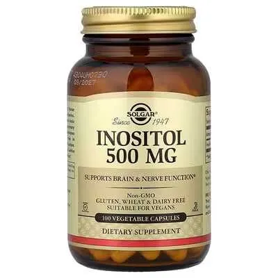 Solgar, Инозитол, 500 мг. Солгар инозитол, Solgar inositol