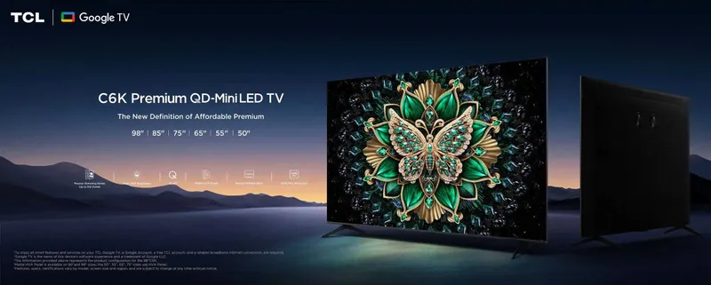 Телевизор TCL 65 QD-Mini LED QLED, 4K Ultra HD есть ДРУГИЕ МОДЕЛИ — фото 1