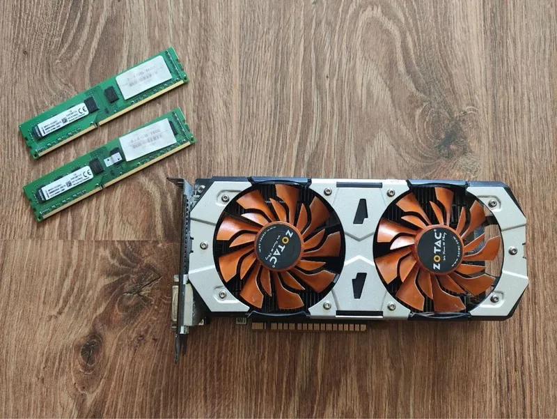 Видекарта zotac gtx 750ti и озу оперативки ddr3 4gb 1 Видекарта zotac gtx 750ti и озу оперативки ddr3 4gb 1