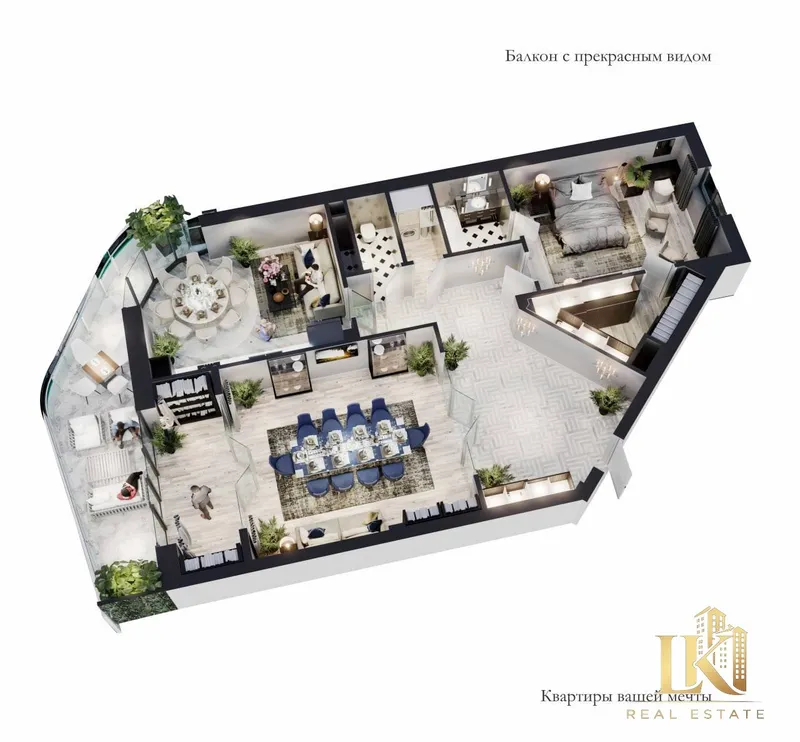 Продаётся 4-комнатная квартира в ЖК Modern Stroy 4