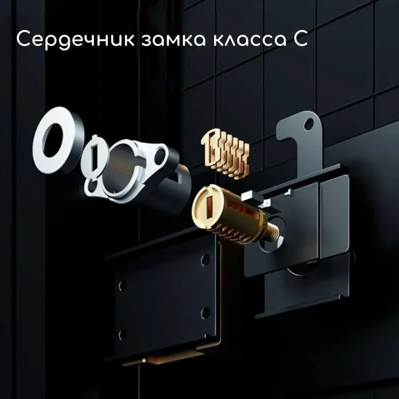 Сейф DELI ET572 электронный замок + ключ, 380х360х600мм 25,3 кг черный 4 Сейф DELI ET572 электронный замок + ключ, 380х360х600мм 25,3 кг черный 4