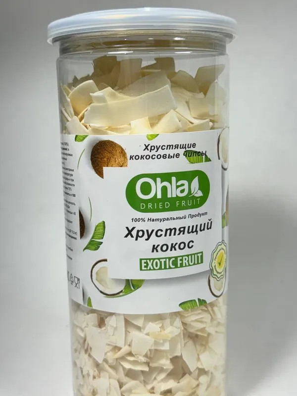 Кокос хрустящий кокосовые чипсы kokos какос kakos кокосовая стружка — фото 1