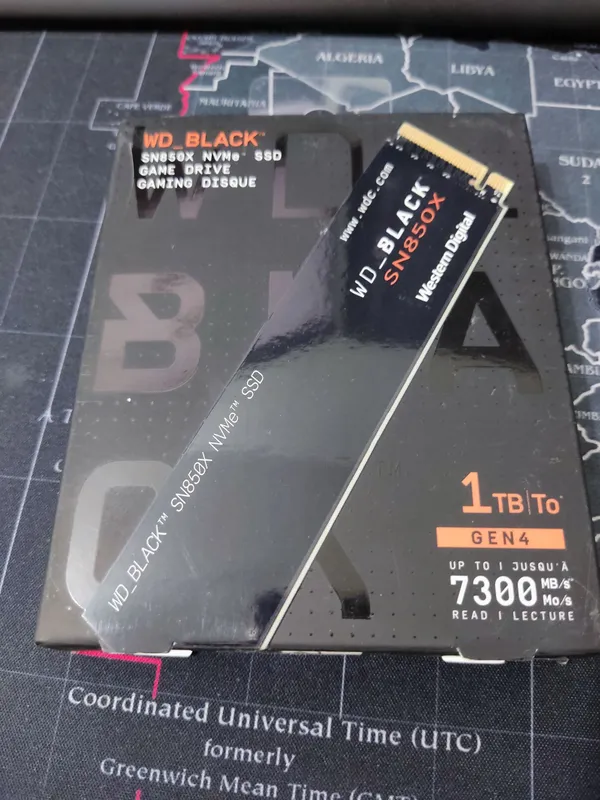 WD BLACK sn850x 1tb gen4 open box