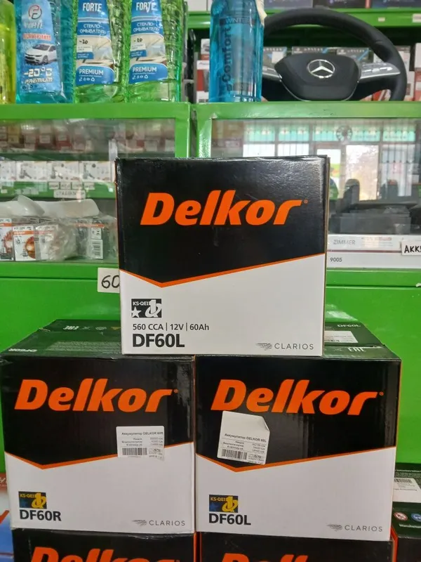 DELKOR аккумулятор 60 ампер 50 ампер