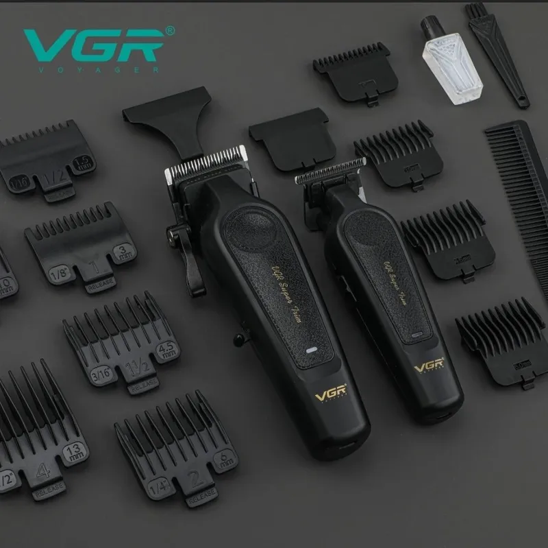 VGR V - 197 & 995 Combo. Soch va soqol olish uchun Clipper va trimmer — фото 2