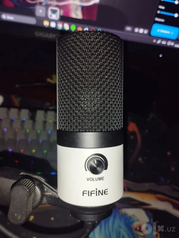 Микрофон fifne k669b белый 1 Микрофон fifne k669b белый 1