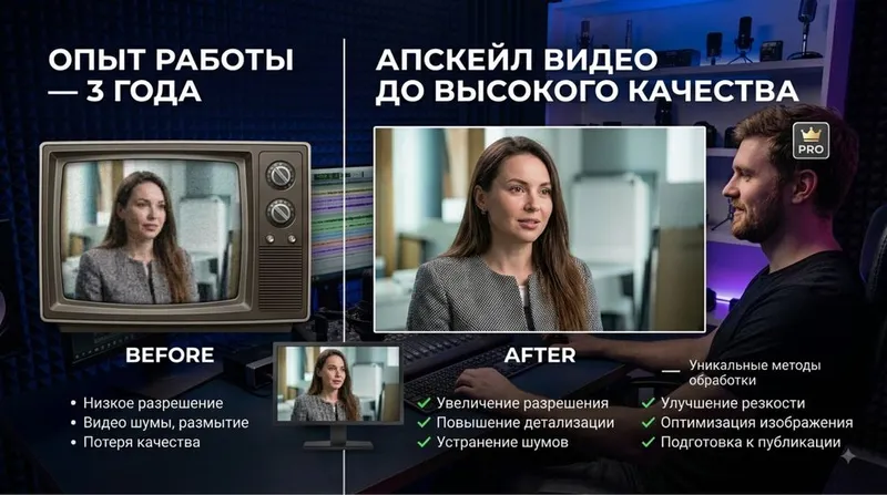 Повышение качества фото и видео премиум Повышение качества фото и видео премиум
