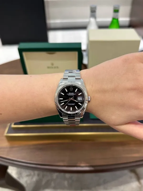 Rolex Datejust 41mm steel and white gold — фото 1