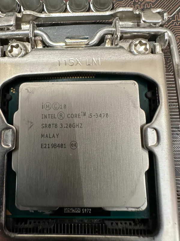 Материнская плата MSI Z77A-G45 с процессором Intel core i5-3470 — фото 1