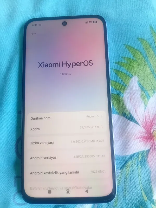 Redmi 15 sotiladi aybi yoʻq ishlashlari chotkiy — фото 1 Redmi 15 sotiladi aybi yoʻq ishlashlari chotkiy — фото 1