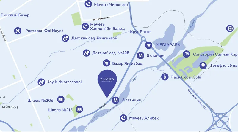 4 xonali kvartira, 6-qavat, NRG ZAMON. Yangiobod metrosi 4