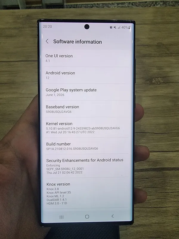 S22 Ultra 8/128gb 6
