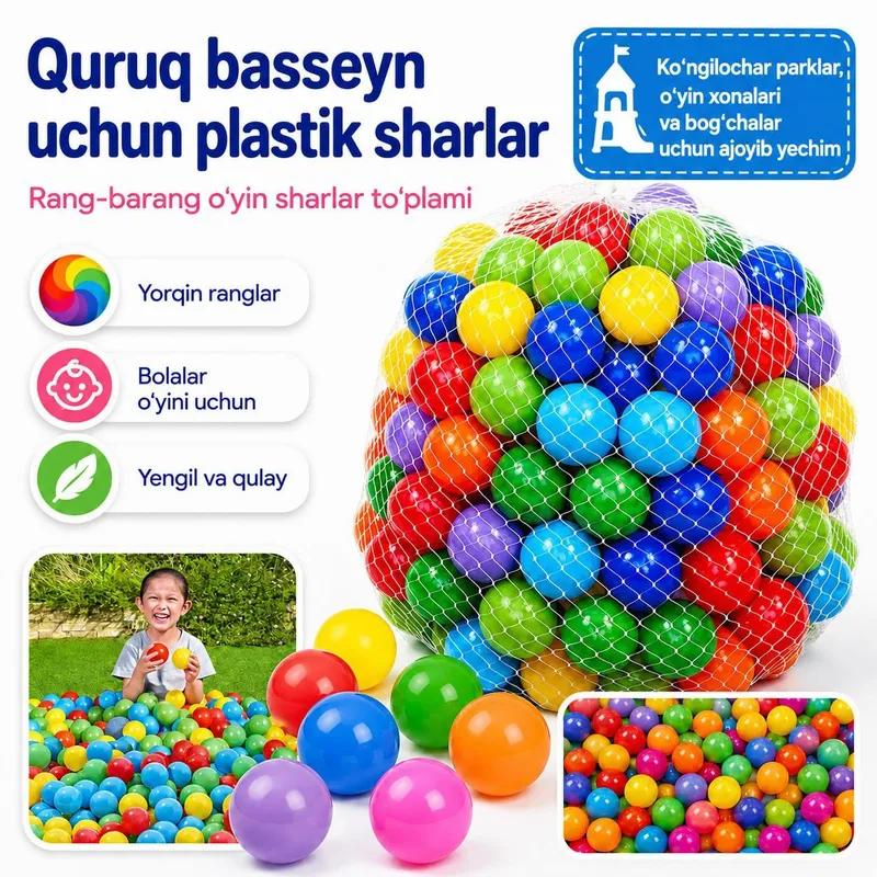 Shariki, quruq bassey, Шарики для сухого бассейна 1 Shariki, quruq bassey, Шарики для сухого бассейна 1
