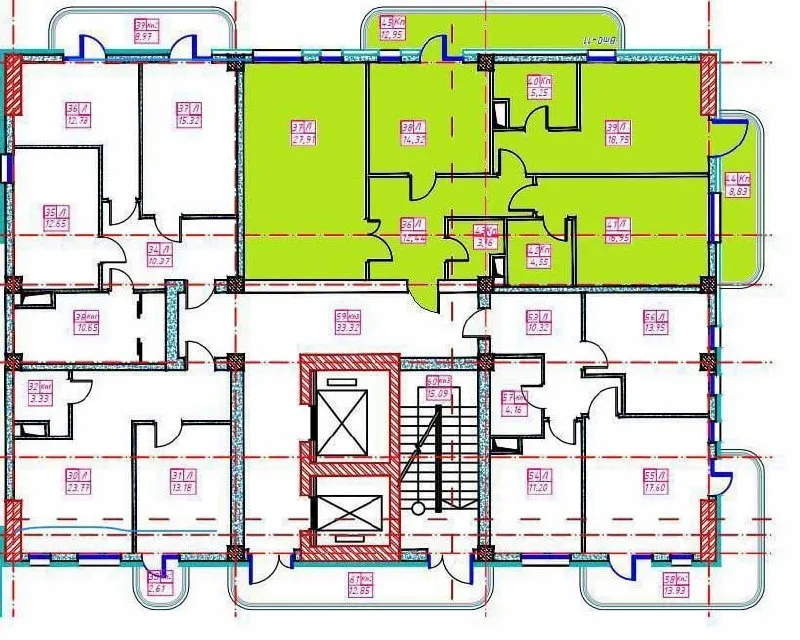 Продаётся 4-комнатная квартира в ЖК Parkwood (новостройка, без ремонта) 1