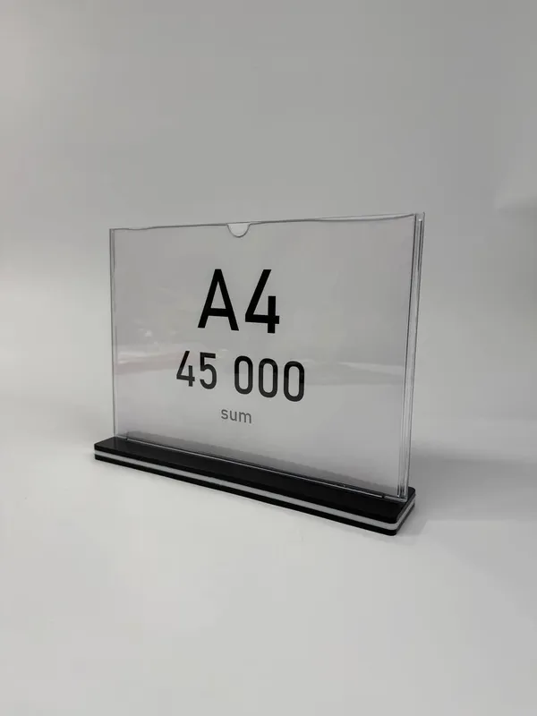 A4 podstavka меню холдер — фото 2