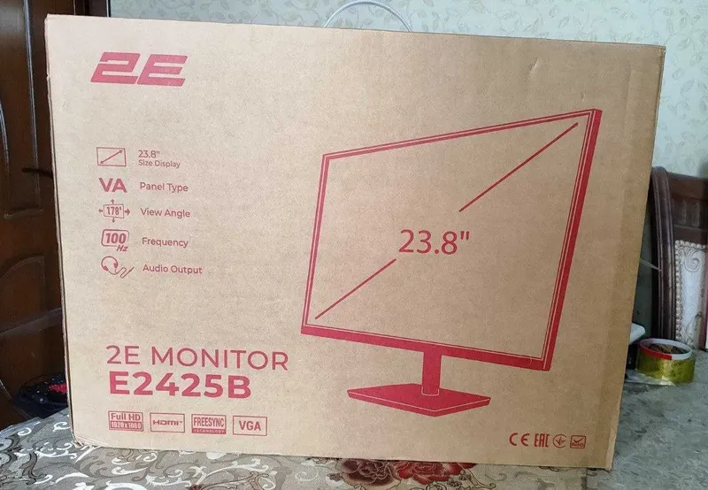 Продам новый монитор 2E E2425B 100Hz, FHD 1920x1080 2 Продам новый монитор 2E E2425B 100Hz, FHD 1920x1080 2