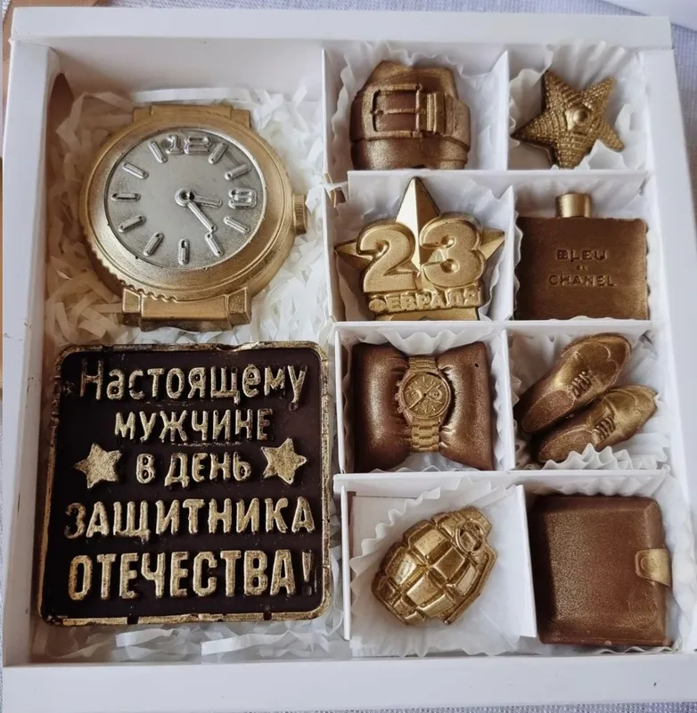 подарки из бельгийского шоколада для мужчин — фото 3