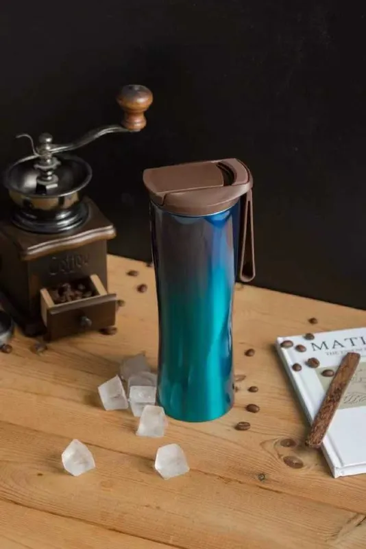 Умный термос Xiaomi KissKissFish Moka Smart Cup OLED 430 мл (Синий) 3 Умный термос Xiaomi KissKissFish Moka Smart Cup OLED 430 мл (Синий) 3