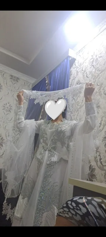 kelinlar un ansambl sarisi va diademasi bn birga — фото 5