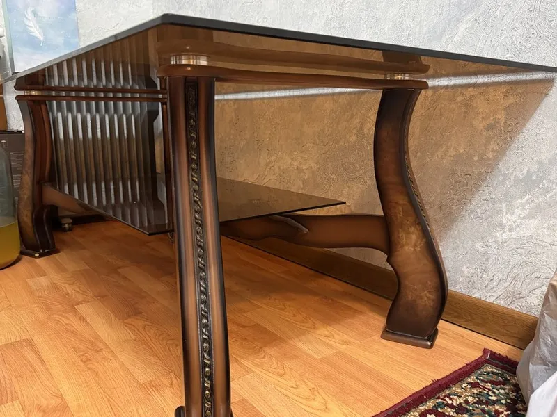 Стеклянный стол stol oynali размер razmer 165x80 4
