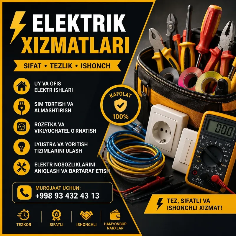 Elektr xizmati zarafshon shaxrida