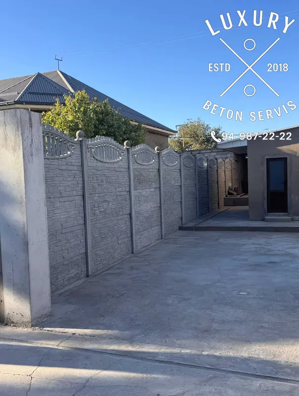 evro zabor beton devor — фото 1